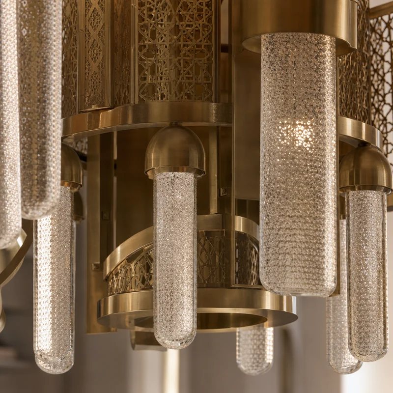 MENA Glass-And-Brass Statement