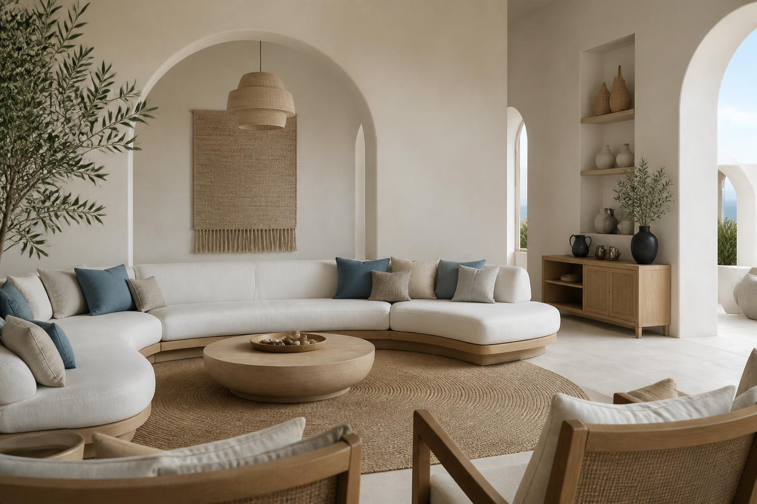 تصميم داخلي لمجلس معاصر